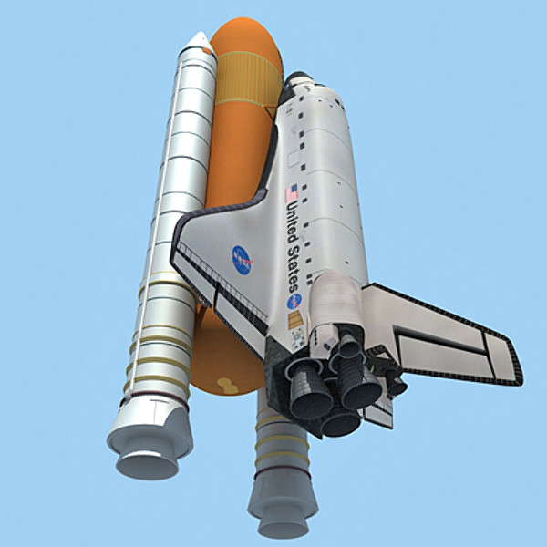 nasa space shuttle discovery obj - Discovery Shuttle... by Gandoza